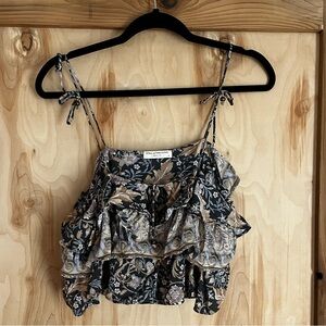 Spell & the gypsy Oasis ruffle crop top